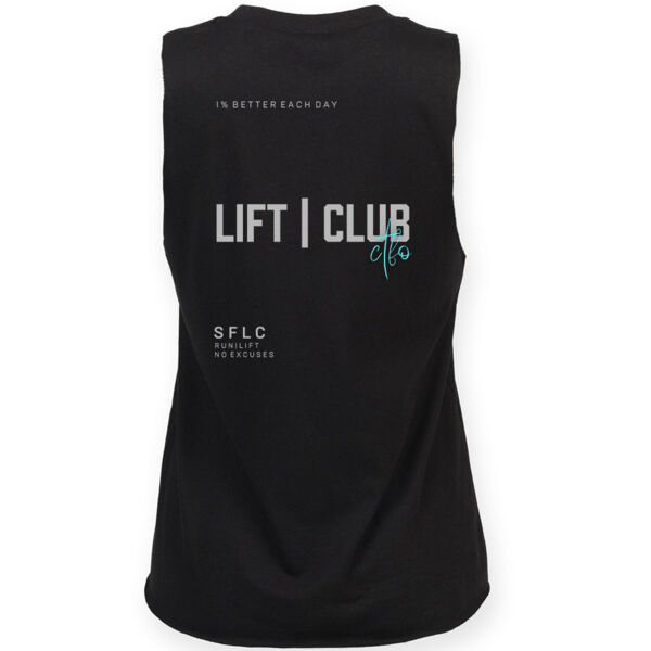 Skwat  - Lift Club Blue Ladies High Neck Vest Thumbnail